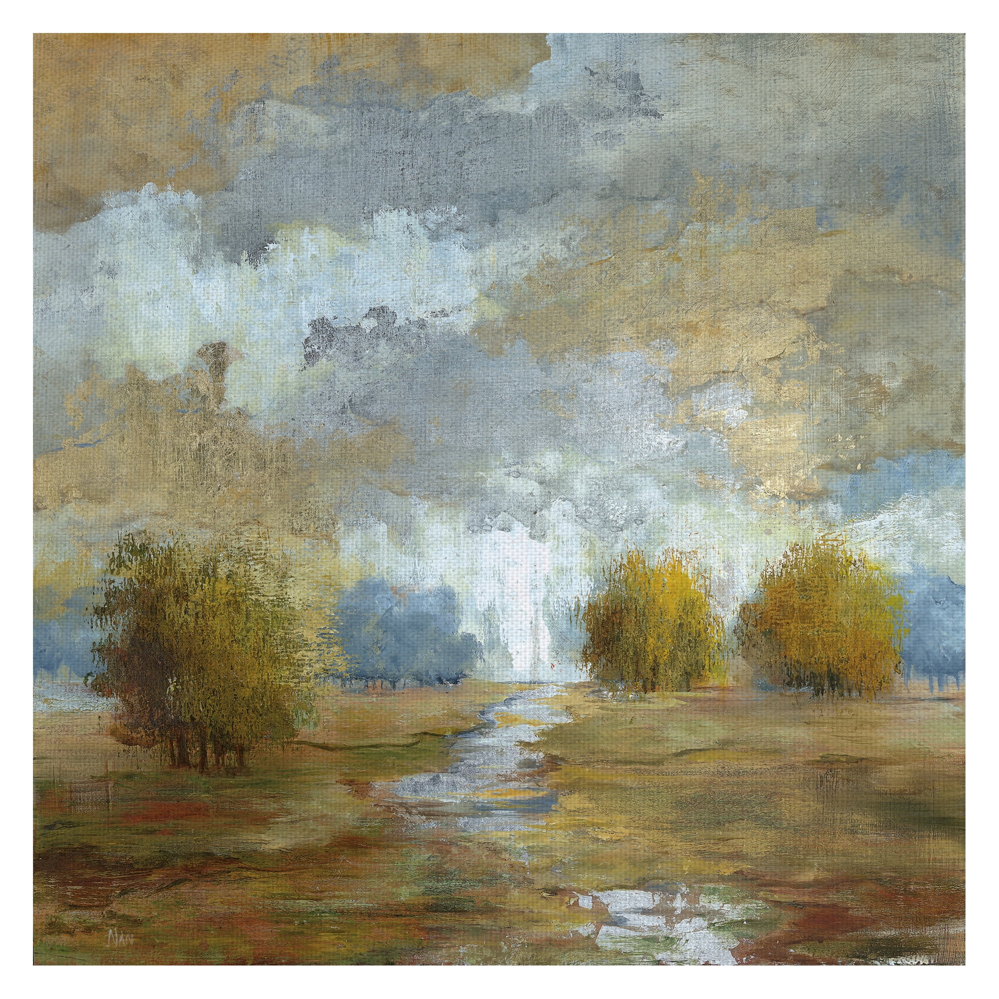 Lush Meadow I by Nan Wrapped Canvas Art Painting Art Print