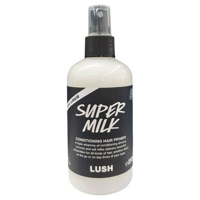 Lush Super Milk Conditioning Spray, Leave In Conditioner Hydrating and Protecting,8.45oz