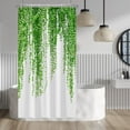 thumbnail image 1 of Lush Vine Plants Shower Curtain Green Leaves Lvy Natural Botanical Shower Curtains Decorative for Bathroom Waterproof Fabric Shower Curtain with Hooks 36x72 Inches, 1 of 6