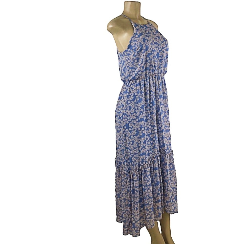 lush blue floral dress ZEINA MINI DRESS main image 0
