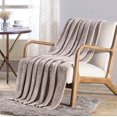 thumbnail image 1 of LushElegance Fleur De Lis Embossed Ultra Plush Throw Blanket (50" x 60") - Ivory, 1 of 1
