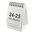 Lushas Mini Desk Calendar 2024 2025 For Planning Daily Scheduler Small