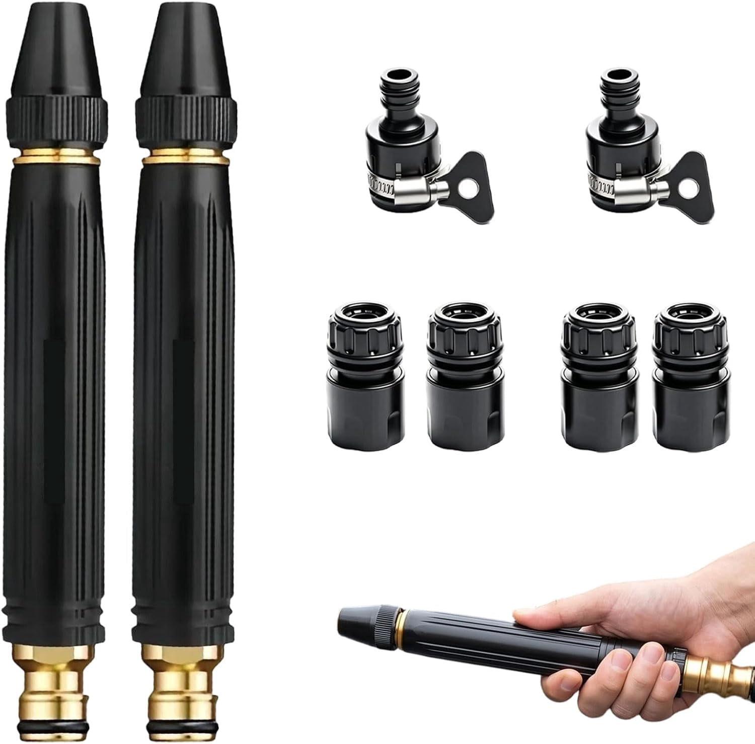 Lushbleu Car Wash Water Garden Hose, Home High-Pressure Car Wash Water Gun, 2026 New Car Wash Water Gun Garden Hose Sprayer for Watering Plants and Vegetables, and Car Washing