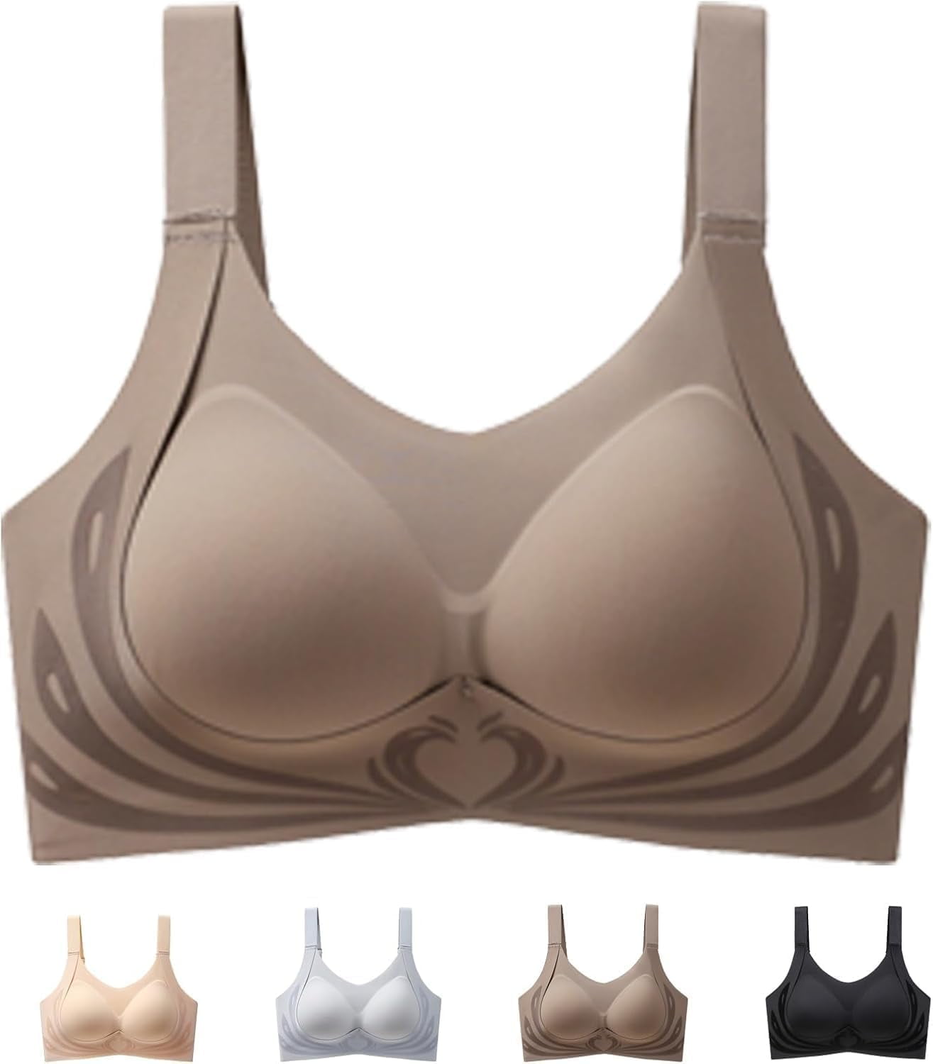 Lushfitting Powerful PushUp Seamless Bra,Push up Bra, 2025 Bras for Women, Wireless Bras with