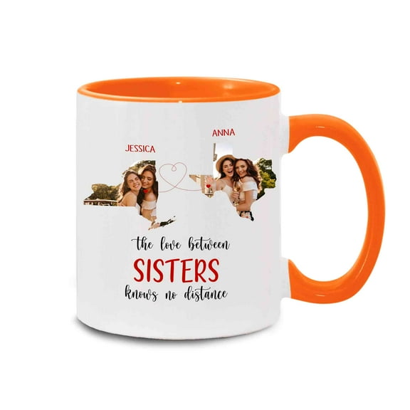 Lusia Sister Coffee Mug, State Mug, Custom Mug With Photo, Photo Mug 11Oz