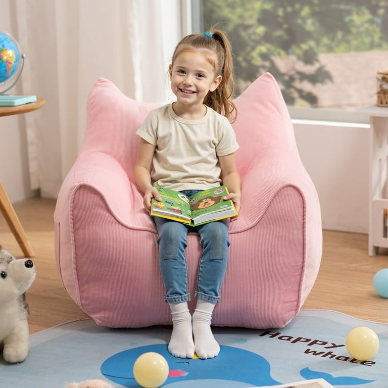 Lusimo Kids Bean Bag Chair, Soft Memory Foam Bean Bag Sofa for