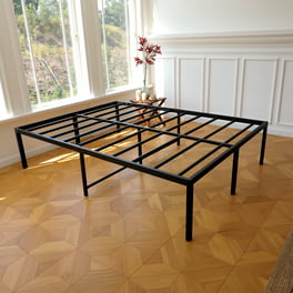 Cleaniago Queen Bed Frame, Extra Wide Wood Slats Support for Foam Mattress,  16 Inch Tall, No Box Spring Needed, Noise Free, Anti-Slip, Easy Assembly