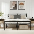 thumbnail image 1 of Lusimo Queen Bed Frame with Headboard and Footboard 14 inch Heavy Duty Queen Size Metal Platform Bed Frame No Box Spring Needed Easy Assembly Anti-Slip Support, 1 of 11