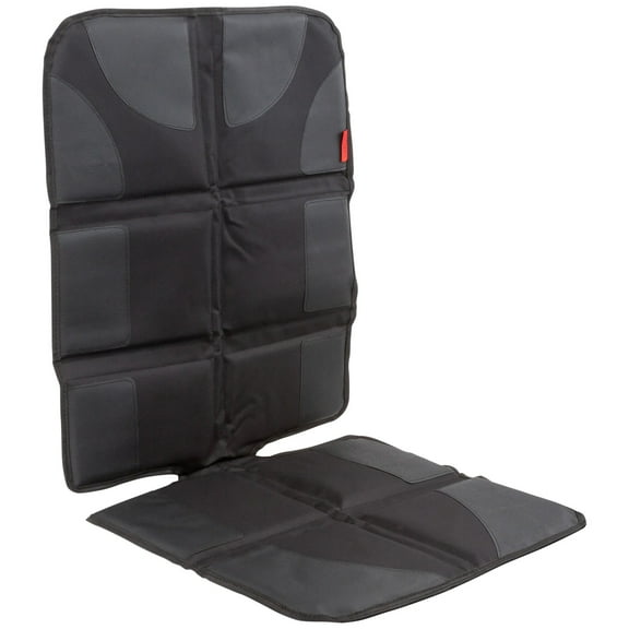 Lusso Gear | Car Seat Protector | Thick Padding, Durable, Waterproof PVC Leather | Universal Fit, Black