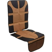 Lusso Gear | Car Seat Protector | Thick Padding, Durable, Waterproof PVC Leather | X-Large, Tan