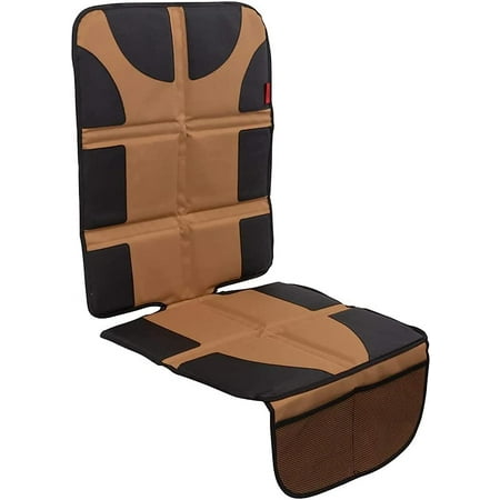 Lusso Gear | Car Seat Protector | Thick Padding, Durable, Waterproof PVC Leather | X-Large, Tan
