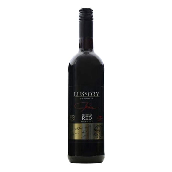 Lussory Premium Tempranillo Alcohol Removed 0.0% Dealcoholized Red Alternative From Spain, Low Calories, Low Sugar, Halal Certified