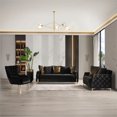 thumbnail image 1 of Lust Modern Style 3PC Living Room Set Made with Wood in Black, 1 of 20