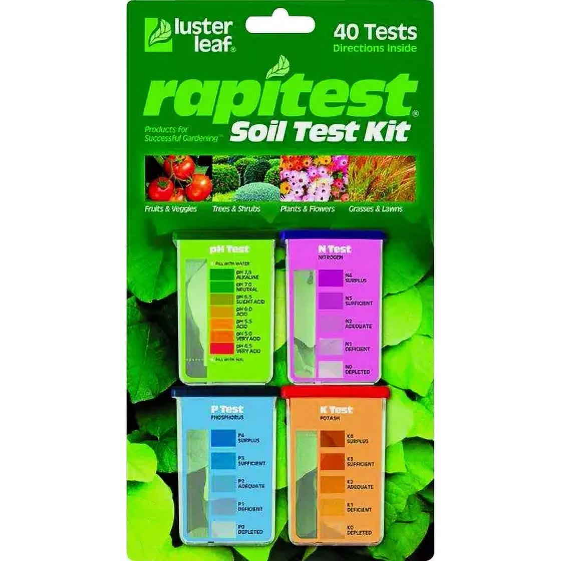 Luster Leaf 1601 Rapitest Rapitest Soil Test Kit, Each