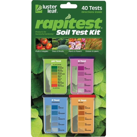 Luster Leaf 1601 Rapitest Soil ytXxj Test Kit, 40 Count (2 Pack)