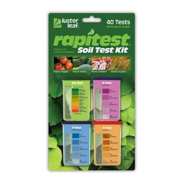 Luster Leaf 1601 Rapitest Test Kit for Soil pH, Nitrogen, Phosphorous and Potash