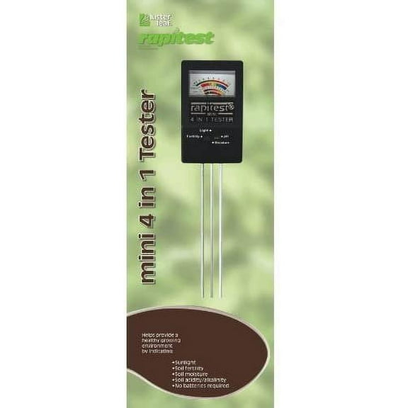Luster Leaf 1818 Rapitest Mini 4-in-1 Soil Tester Outdoor/Garden/Yard Maintenance Patio & Lawn upkeep