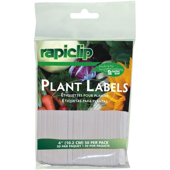Luster Leaf 827 4" Rapiclip Plant Labels With Pencil