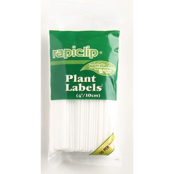 Luster Leaf Rapiclip Plant Labels With Pencil - Plant Labels Tag - 4 Inch, Multicolor