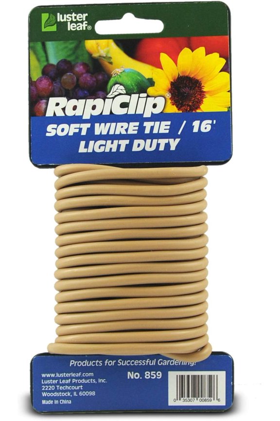 859 035307008596 Soft Twist Tie, Brown, 16' Light Duty