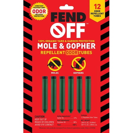 Luster Leaf Products Gopher and Mole Repellent, 12-Count