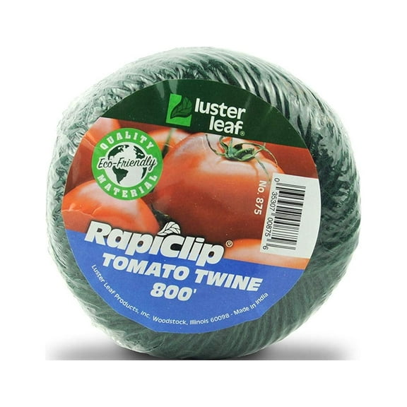 Luster Leaf Rapiclip Garden Tomato Twine-800 Foot Roll 875, Green