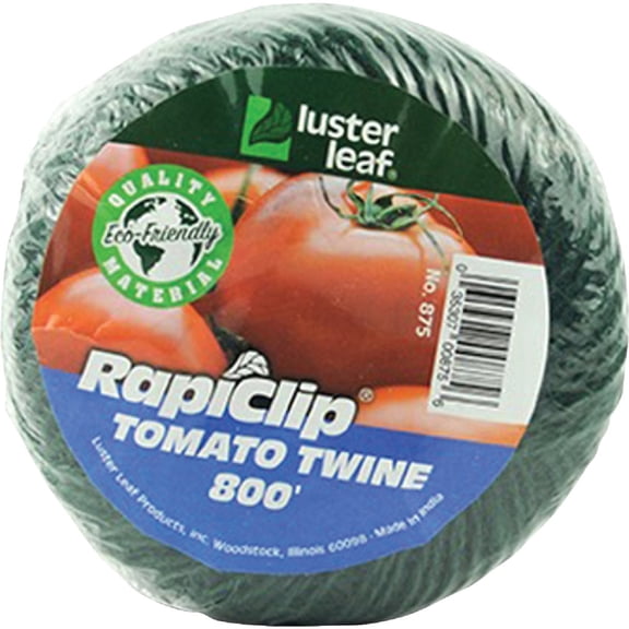 Luster Leaf Rapiclip Garden Tomato Twine-800 Foot Roll 875, Green
