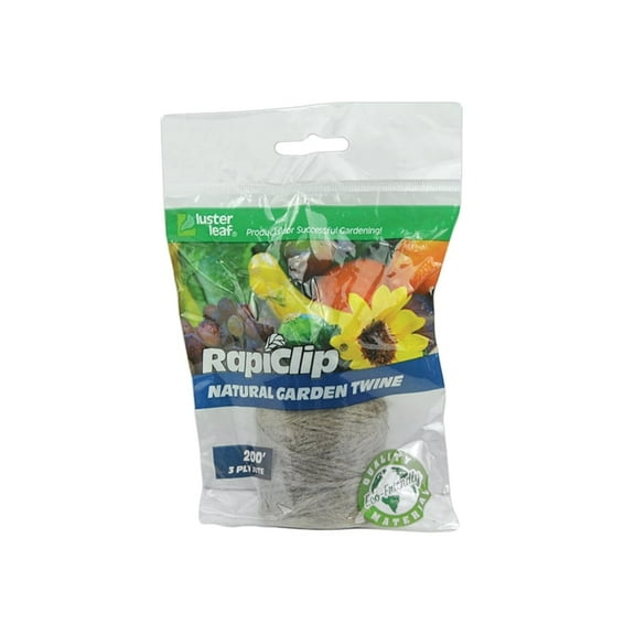 Luster Leaf Rapiclip Garden Twine Natural - 200 Foot Roll 874