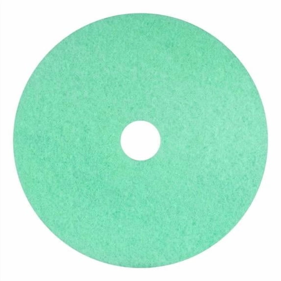 Luster Lite Burnishing Pads, 20" Diameter, Sky Blue, 5/Carton | Bundle of 2
