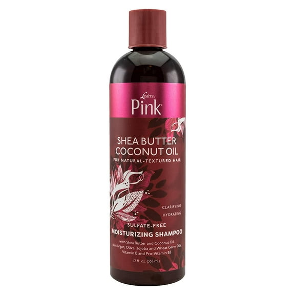 Luster PINK - SHEA & COCONUT OIL SULFATE-FREE MOISTURIZING SHAMPOO 12 Oz. * BEAUTY TALK LA *