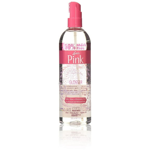 Luster Pink Glosser For Natural And Relaxed Hair, 12 Oz