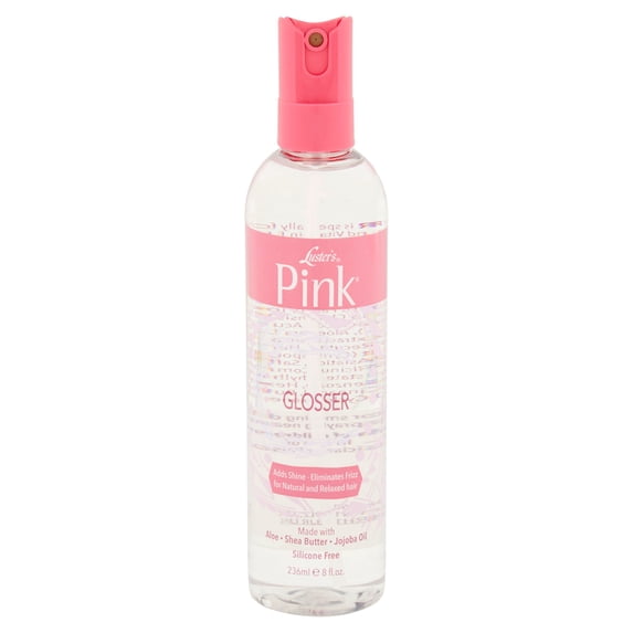 Pink Frizz-Fighting Glosser Hair Spray with Shea Butter Extract, 8 oz