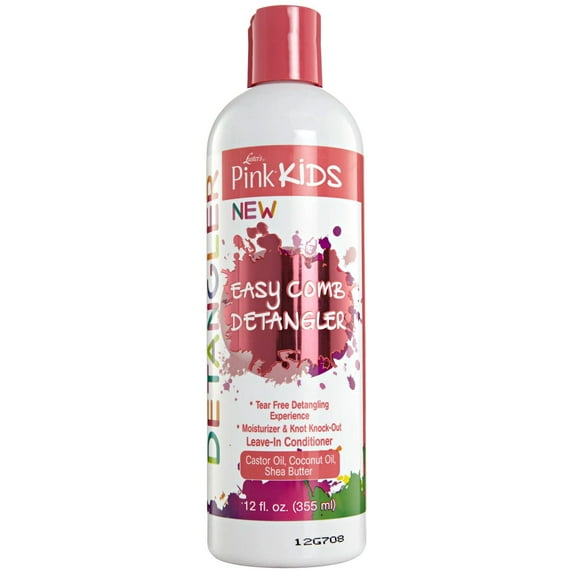 Luster's Pink Kids Easy Comb Detangler 12 Oz, Pack of 6