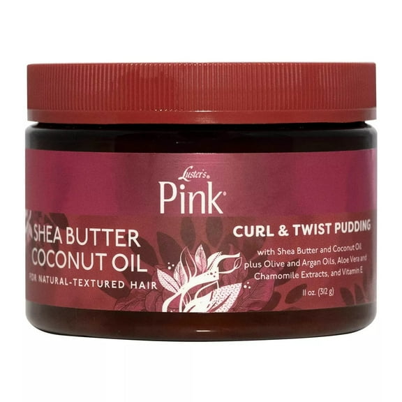 Luster's Pink Shea Butter, Coconut Oil Curl Twist Pudding, 11 Oz., Pack of 3