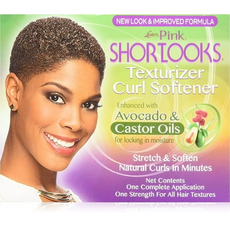 Luster's Pink Shortlooks Texturizer Curl Softener, One Complete Application Kit (Pack of 6)