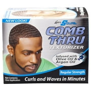 Lusters SCurl Comb Thru Hair Texturant Regular Strength, Pack of 3