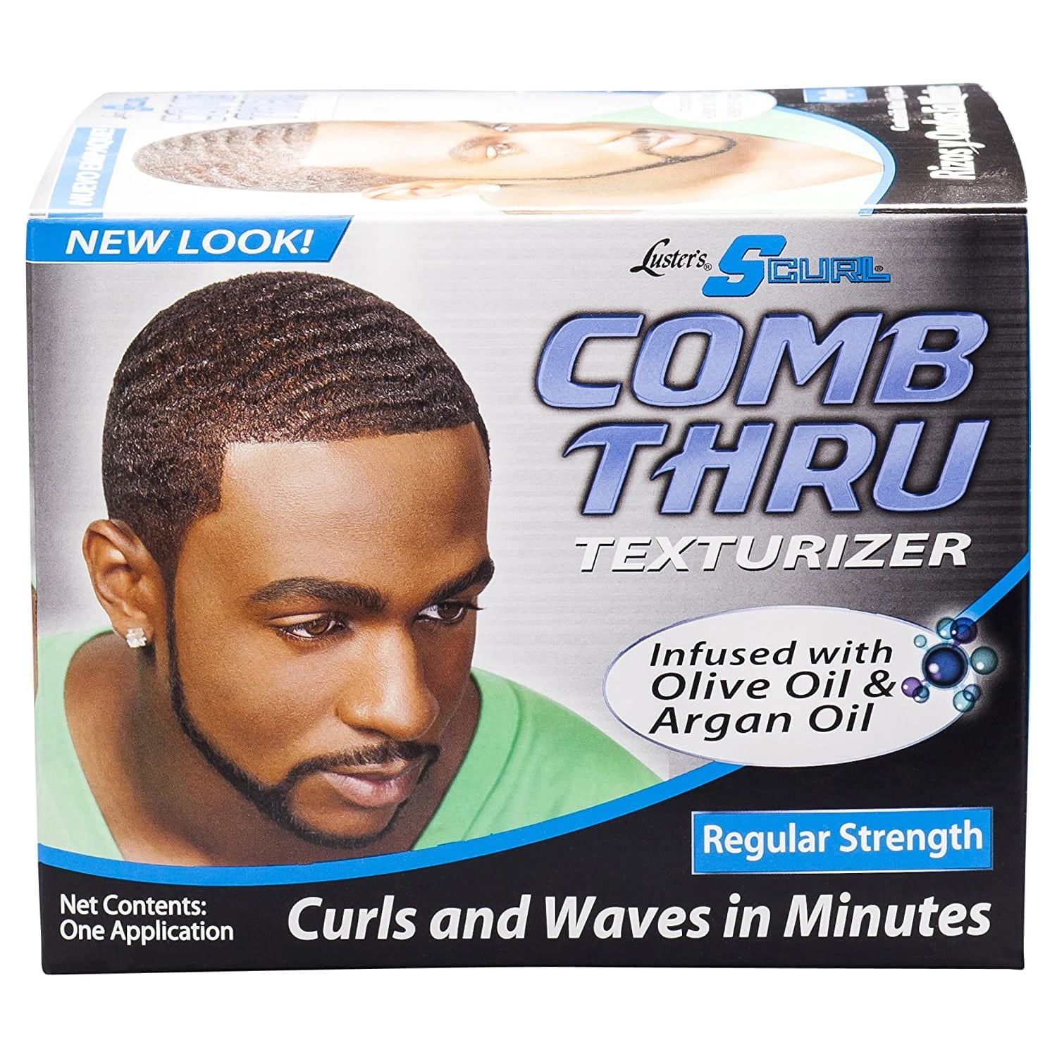 Luster's SCurl Comb Thru Hair Texturant Regular Strength, Pack of 4 ...