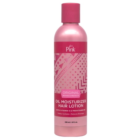 Lusters Pink Oil Moisturizer Hair Lotion For Medium And Coarse Hair Textures - 8 Oz