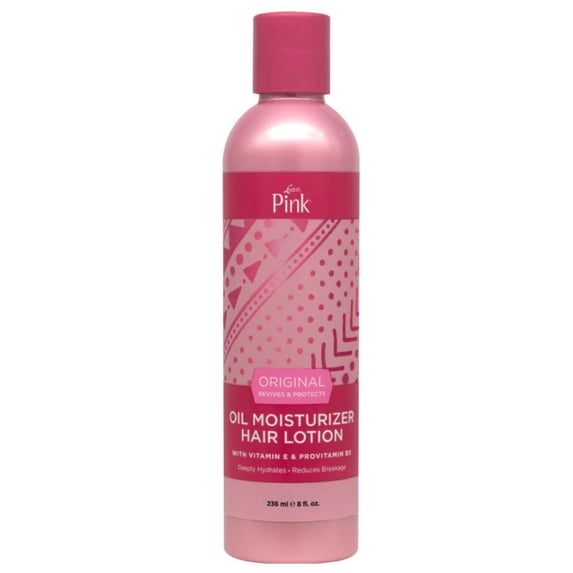 Lusters Pink Oil Moisturizer Hair Lotion For Medium And Coarse Hair Textures - 8 Oz