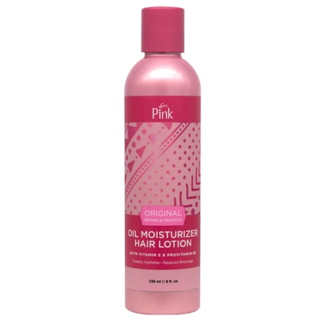 Lusters Pink Oil Moisturizer Hair Lotion For Medium And Coarse Hair Textures - 8 Oz