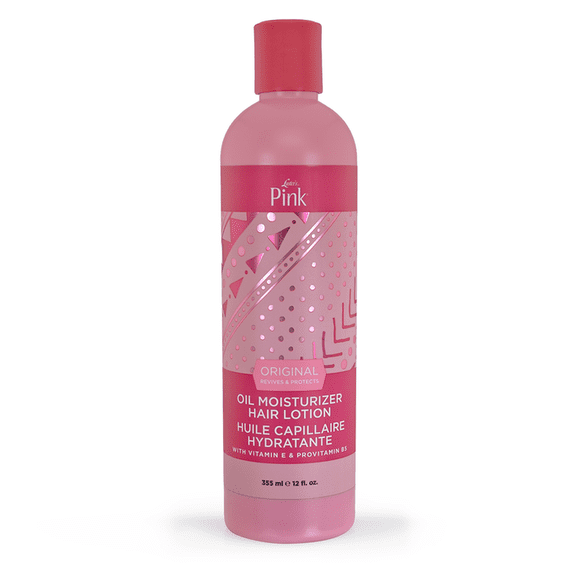 Lusters Pink Oil Moisturizer Hair Lotion, Pink Protection, Bonus Size, 12 Oz