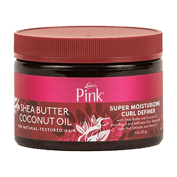 Lusters Pink Shea Butter and Coconut Oil Super Moisturizing Curl Hair Definer, 11 Oz, 3 Pack