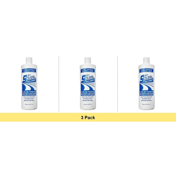 Lusters S-Curl No Drip Anti-Frizz Formula Activator and Moisturizer, 32 oz - 3 Pack