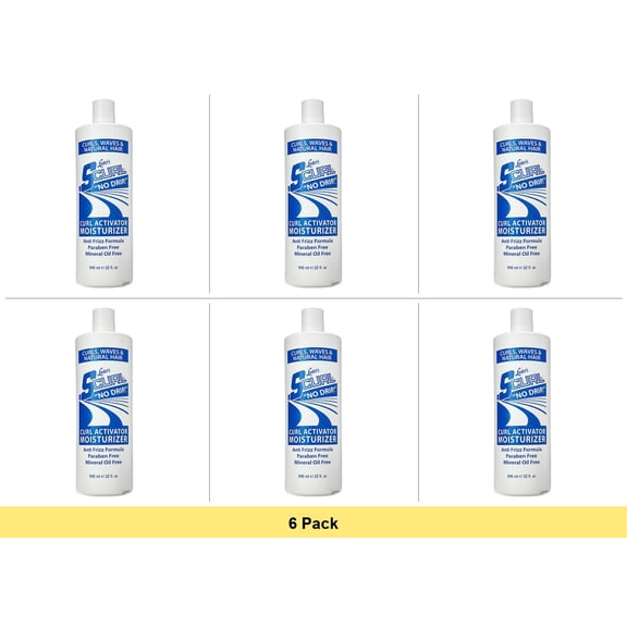 Lusters S-Curl No Drip Anti-Frizz Formula Activator and Moisturizer, 32 oz - 6 Pack