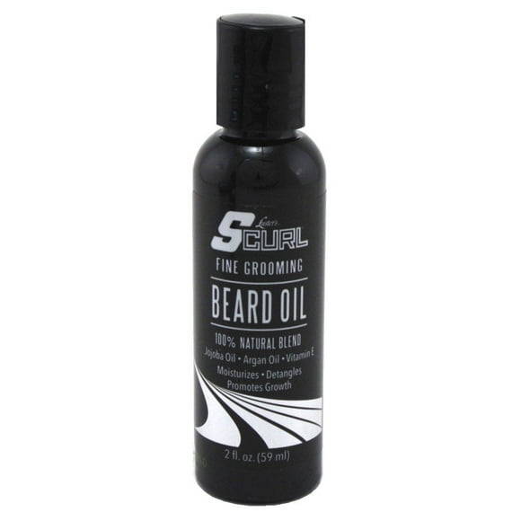 Lusters Scurl 100% Natural Fine Grooming Beard Hair Oil For Hair Growth, 2 Oz