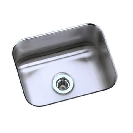 Lustertone Undermount Stainless Steel 14.5 in. x 11.75 in. x 7 in. Single Bowl Kitchen Sink