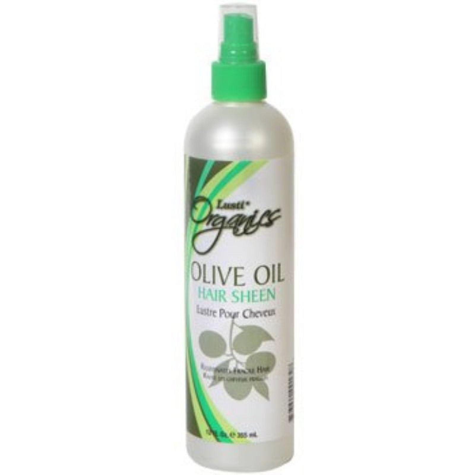 Lusti Olive Oil Hair Sheen, 12 fl oz Rejuvenates Fragile Hair