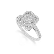 Lustre and Light Natural Moissanite Inner Power Rings for Women with Moissanite in Sterling Silver, Jewelry Gifts for Her Birthday, Anniversary, Party, Graduation, Mothers Day, Valentines