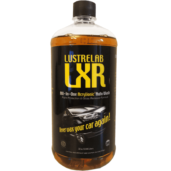 LustreLab LXR All-In-One Acrylionic Auto Car Wash and Wax, replaces 5 Different Car Care Products and Renews your Vehicles Clear Paint Protective Coating, 1 Quart (32oz)