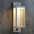 Lustrlach Motion Sensor Outdoor Wall Sconce Lights,15In Modern LED